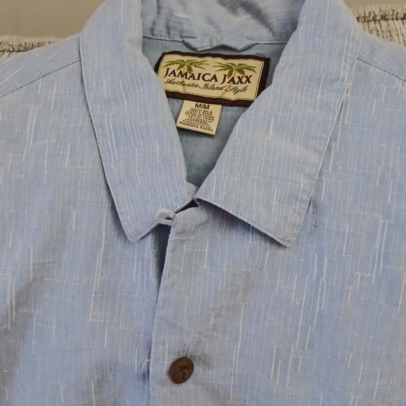 Jamaica jaxx silk hawaiian shirt med - Picture 2 of 6